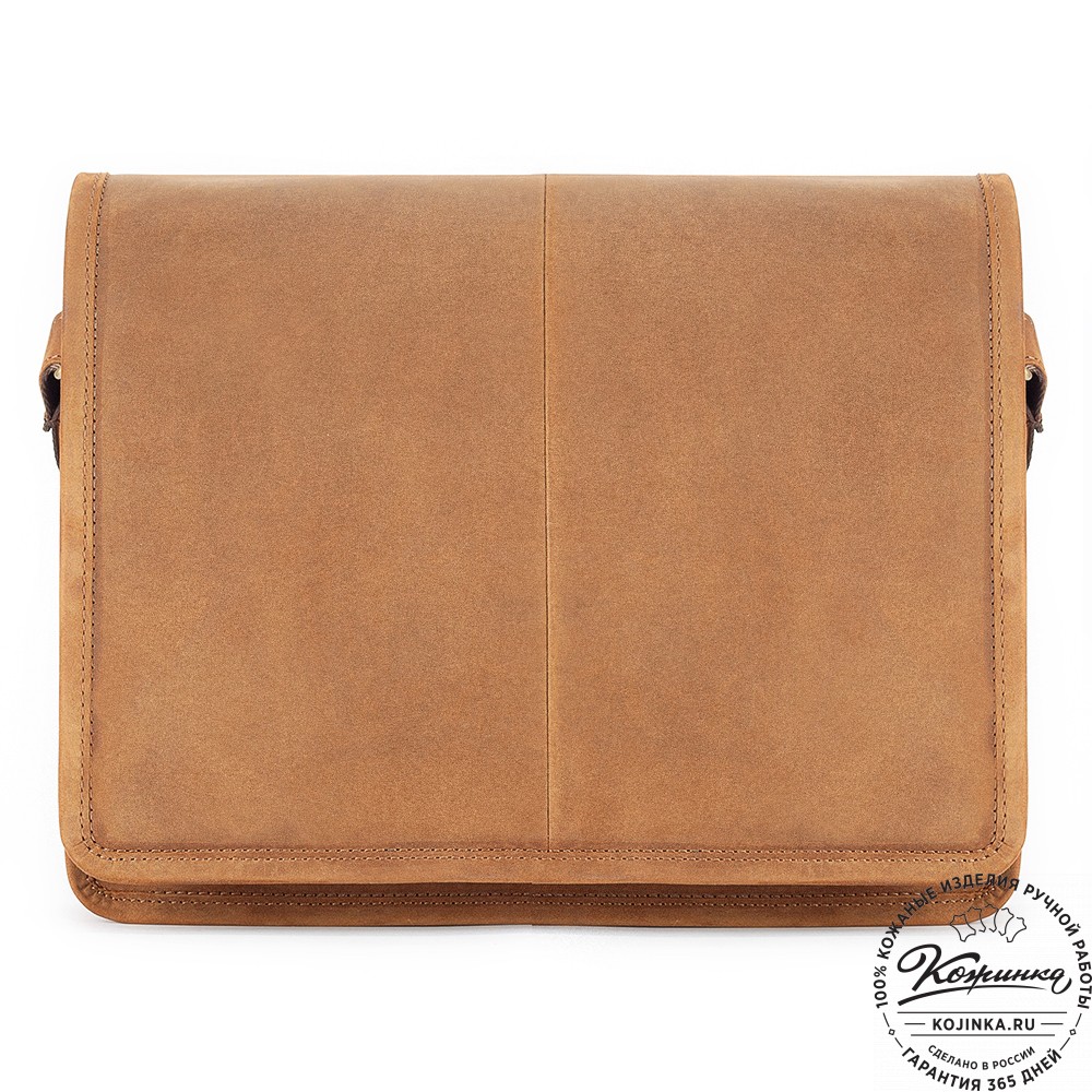 Кожаная сумка "Винсент" (коричневый крейзи)